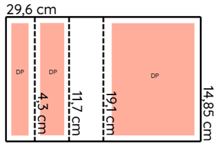 Skizze der Klappkarte